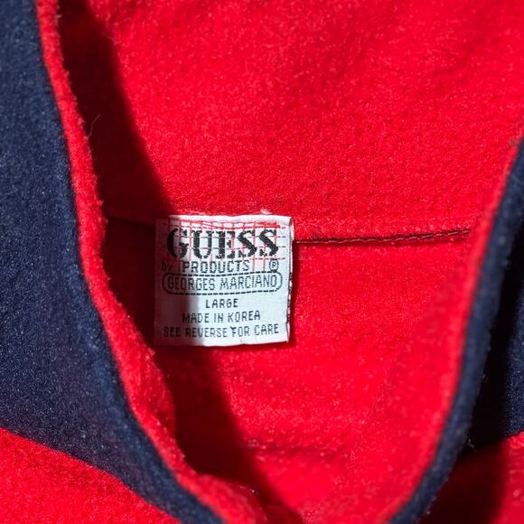Late 80s Guess Question Mark Fleece - Picture 3 of 5